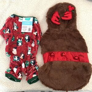 Size Medium Pet Holiday Clothing Bundle